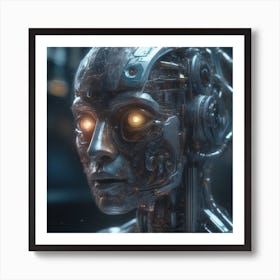 Robot Woman 66 Art Print