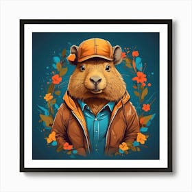 Capybara 5 Art Print