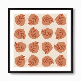 Cozy Autumn Pattern 3 Art Print