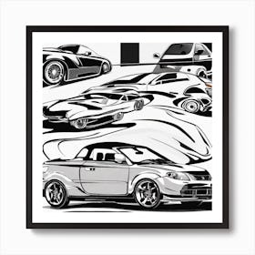 Car Collection Art Print