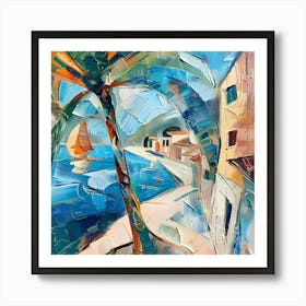 Mallorcatherapy. Bright Abstraction 1 Art Print