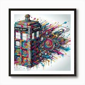 Doctor Who Tardis Art Print