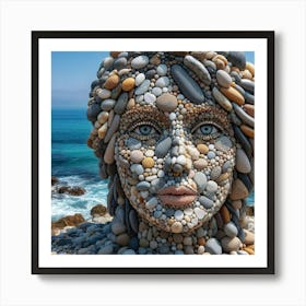 Pebble Head Art Print