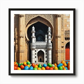 Charminar, India Cubism Style Art Print