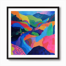 Abstract Travel Collection Colombia 2 Art Print