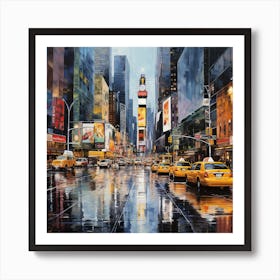 Times Square 2 Art Print