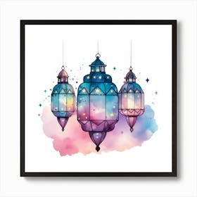 Islamic Lanterns 2 Art Print