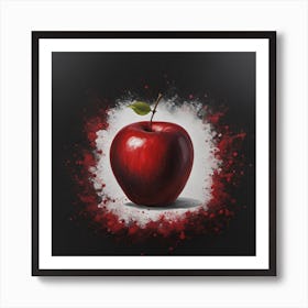 Red Apple 3 Art Print