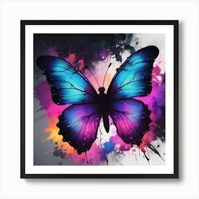 Butterfly Painting 340 Art Print