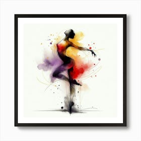 Ballerina Painting 3 Art Print