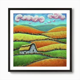 Irish Farmhouse Art Print