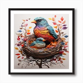 Bird's nest Art Print
