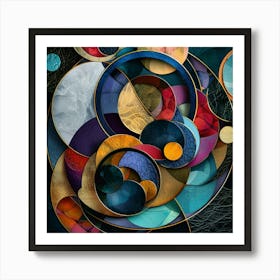 Cutouts Abstract Art Print