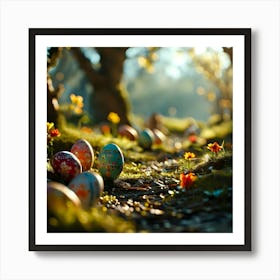 Easter Eggs 20 Art Print