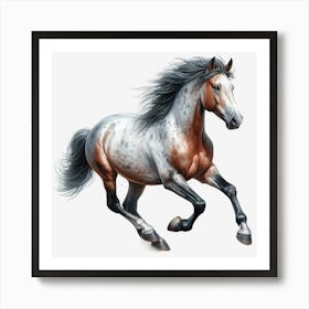 Horse Galloping Art Print