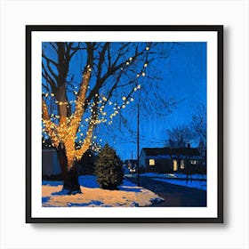 Christmas Lights Art Print