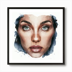 Angelina Jolie Art Print