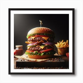 Burger 1 Art Print