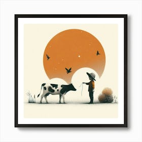 Mooing Moments Art Print