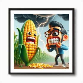 Corn On The Cob 6 Art Print