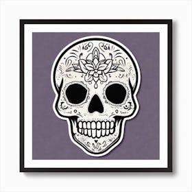 Sugar Skull 6 Art Print