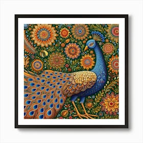 Peacock 11 Art Print