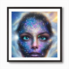 Nebula Painting Art Print