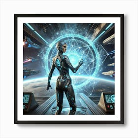 Lysara Stratos Defensive Matrix Scifi Art Print