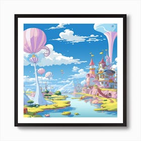 Fairytale Land Art Print