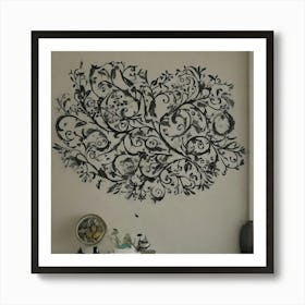 Floral Wall Art 3 Art Print