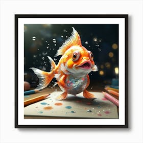 Goldfish 7 Art Print