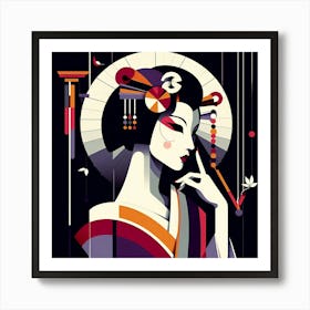 Geishaart311 Art Print