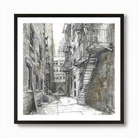 Alleyway 2 Art Print