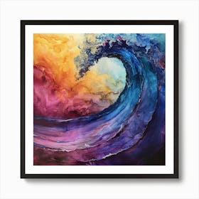 Ocean Wave Art Print