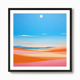 Desert Landscape Art Print