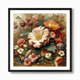 Flowers In A Vase 7 Art Print