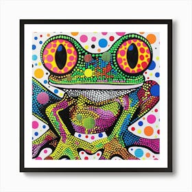 Colorful Frog 1 Art Print