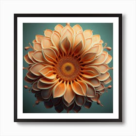 Dahlia 1 Art Print