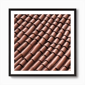 Tile Roof 1 Art Print