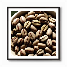 Coffee Beans In A Bowl 2 Art Print