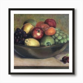 Fruit Bowl 2 Art Print