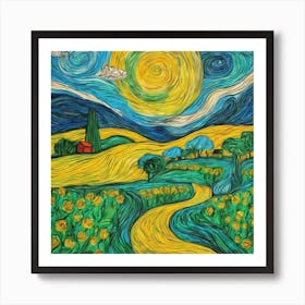 Starry Night 47 Art Print