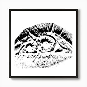 Eye Of A Twin (inversed) Art Print