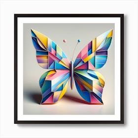 Abstract Butterfly Art Print