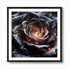 Black Rose 4 Art Print