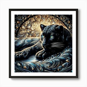 Creative Wild Animal Representation 6 Art Print