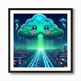 Cloudy Sky Art Print