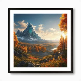 Autumn Landscape Art Print