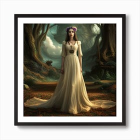 Alone In The Woods Art Print