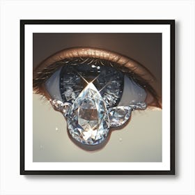 Rhinestone Eyes Art Print